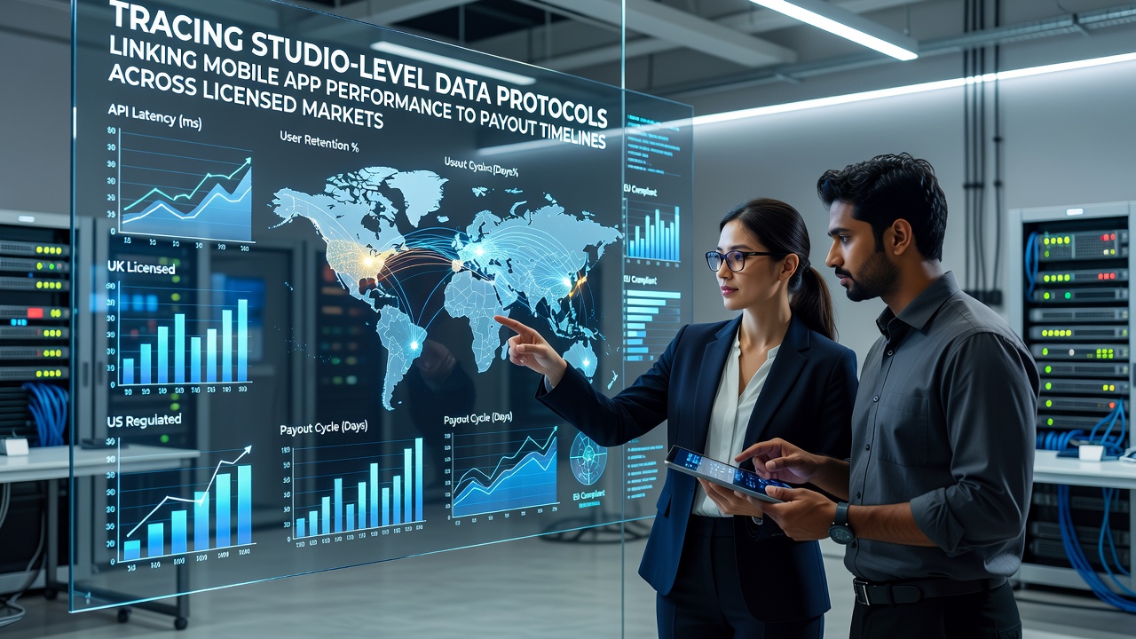Datenfluss zwischen mobilen Apps und Auszahlungsprotokollen in lizenzierten Gaming-Studios